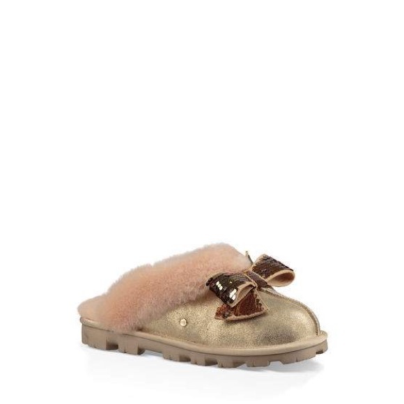 UGG Coquette Sequin Bow Slippers